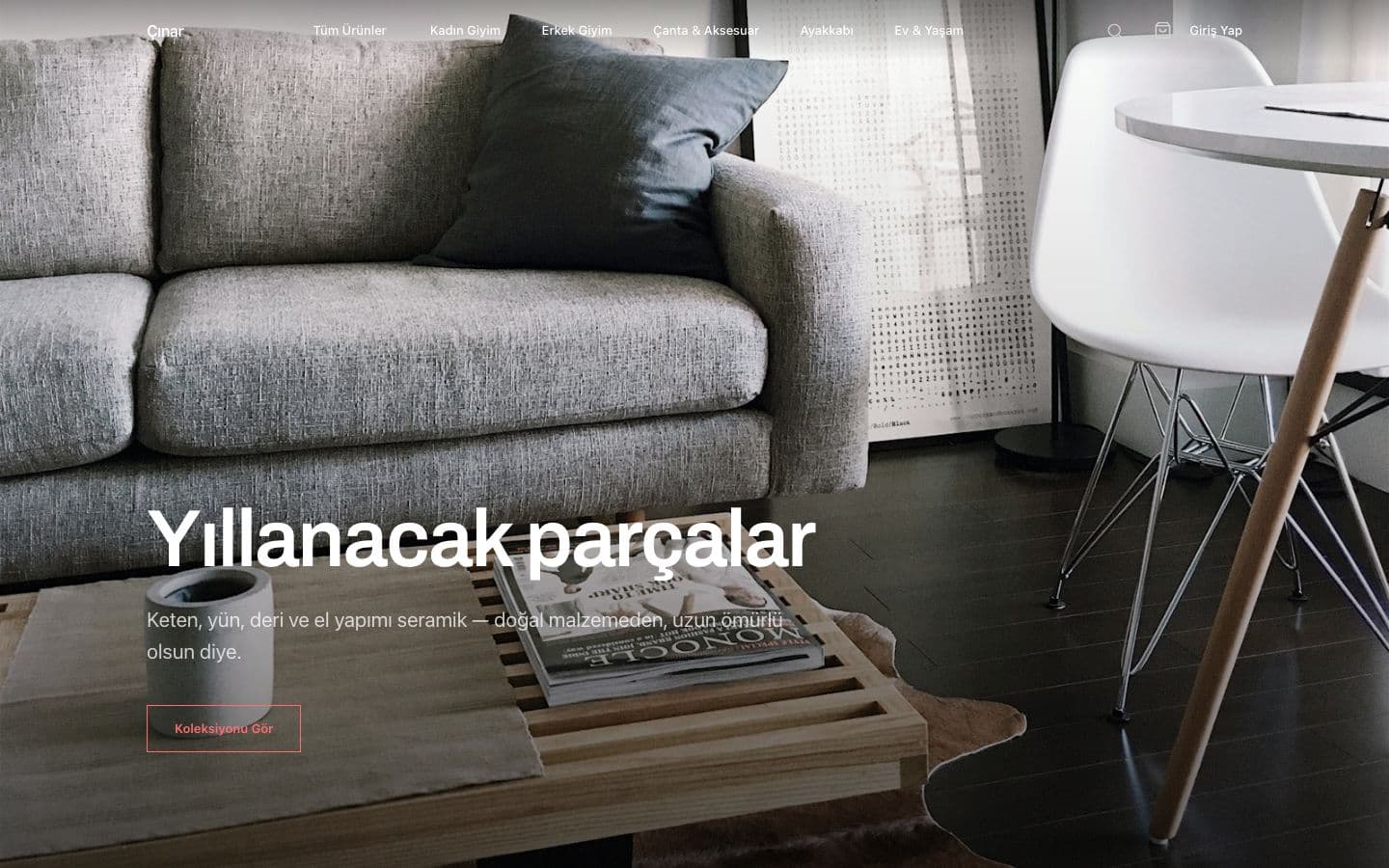 Moda temasıyla yayında olan Çınar demo mağazası